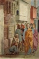 St Peter Heilung der Kranken mit seine Schatten Christentum Quattrocento Renaissance Masaccio
